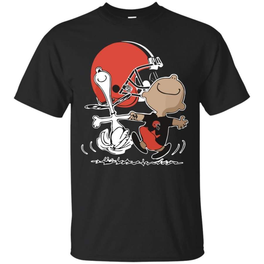 AGR Cleveland Browns Charlie Brown And Snoopy Shirt