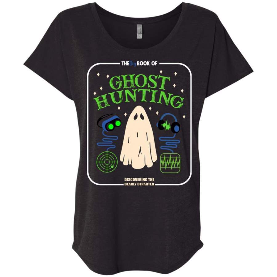 AGR The Big Book Of Ghost Hunting Shirt Triblend Dolman Sleeve