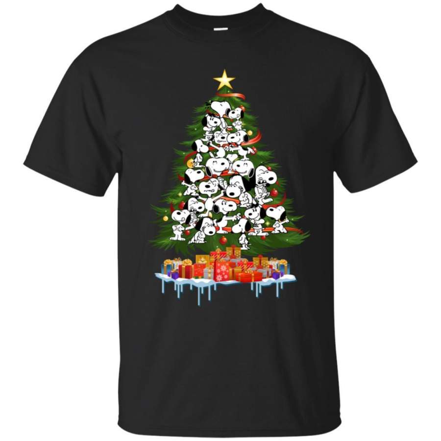 AGR Christmas Tree Snoopy Dog Shirt