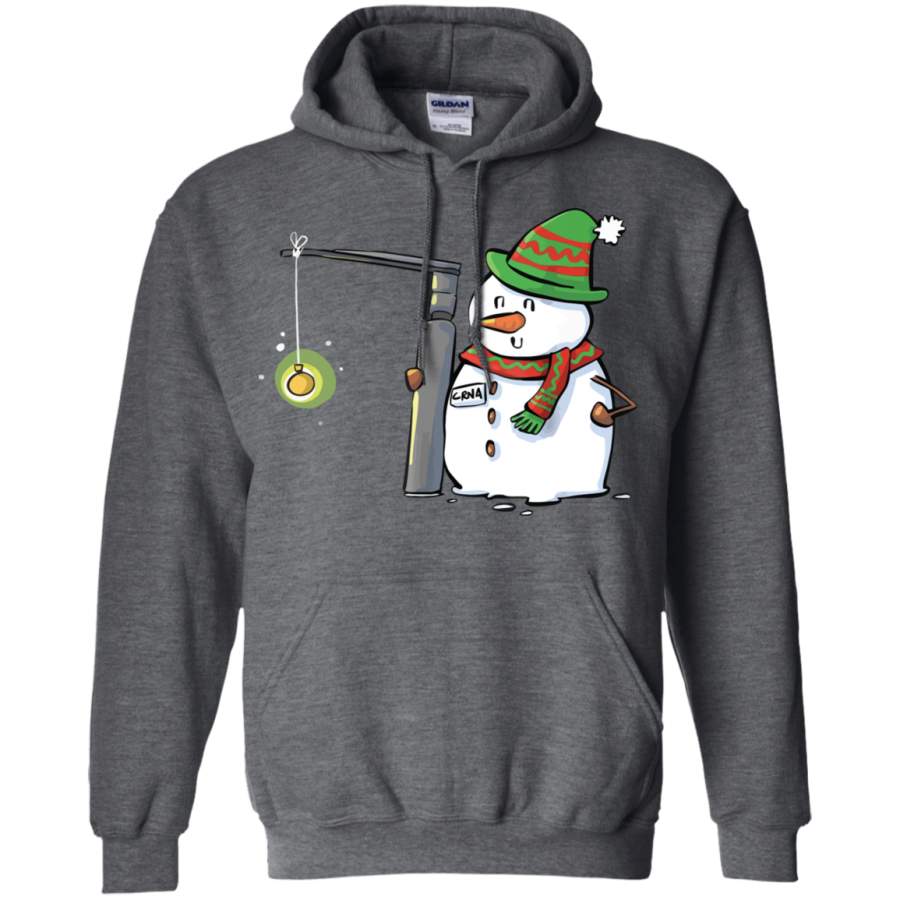 AGR Snowman With A Miller 2 Anesthesia Christmas Hoodie