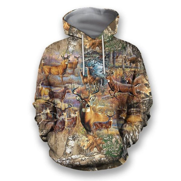 Deer Hunting 3D All Over Print | For Men & Women | Adult | Ho2997