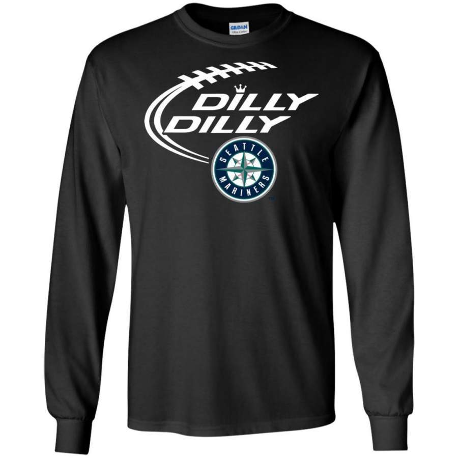 AGR Dilly Dilly Baseball Seattle Mariners Sport Long Sleeve T-shirt