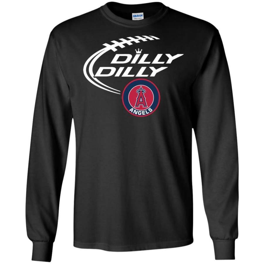 AGR Dilly Dilly Baseball Los Angeles Angels Sport Long Sleeve T-shirt