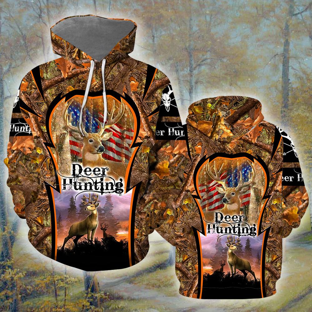 Deer Hunting Camo 3D All Over Print | For Men & Women | Adult | Hp1007