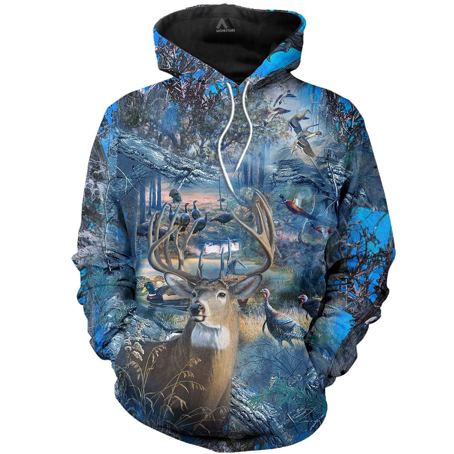 Blue Hunting Camo 3D All Over Print | For Men & Women | Adult | Ht4537