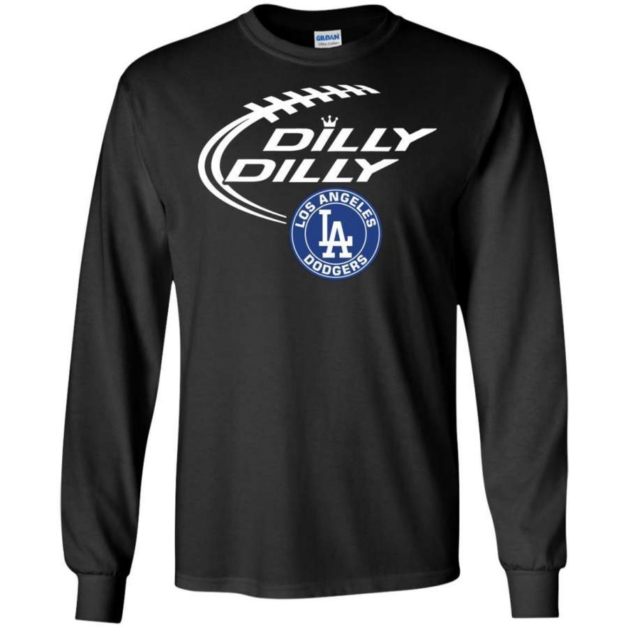 AGR Dilly Dilly Baseball Los Angeles Dodgers Sport Long Sleeve T-shirt