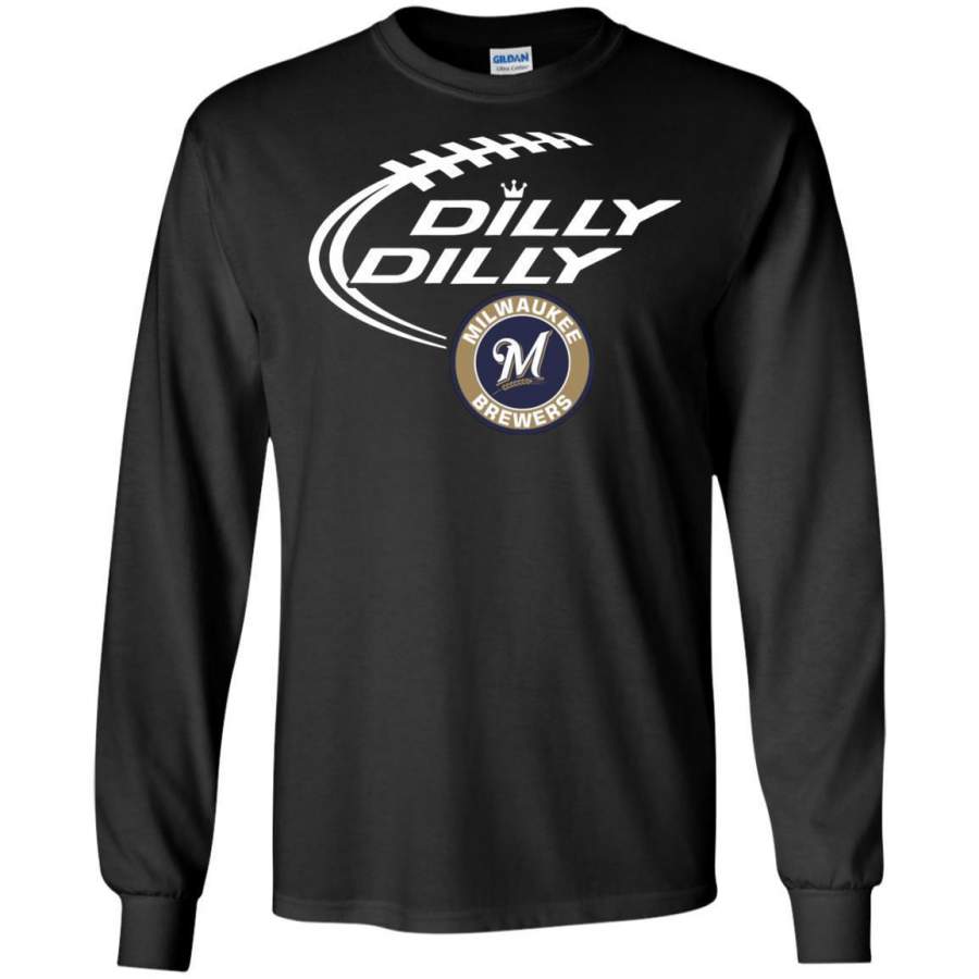 AGR Dilly Dilly Baseball Milwaukee Brewers Sport Long Sleeve T-shirt