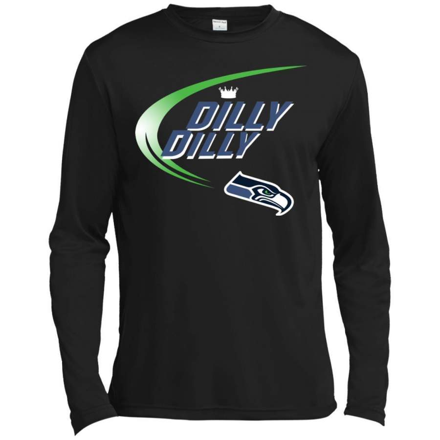 AGR Dilly Dilly Seahawks Sport Premium Long Sleeve T-shirt