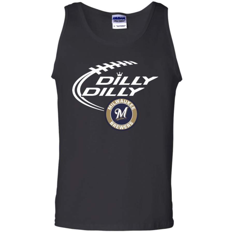 AGR Dilly Dilly Baseball Milwaukee Brewers Sport Tank Top