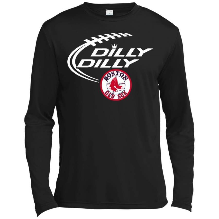 AGR Dily Dily Baseball Boston Red Sox Sport Premium Long Sleeve T-shirt