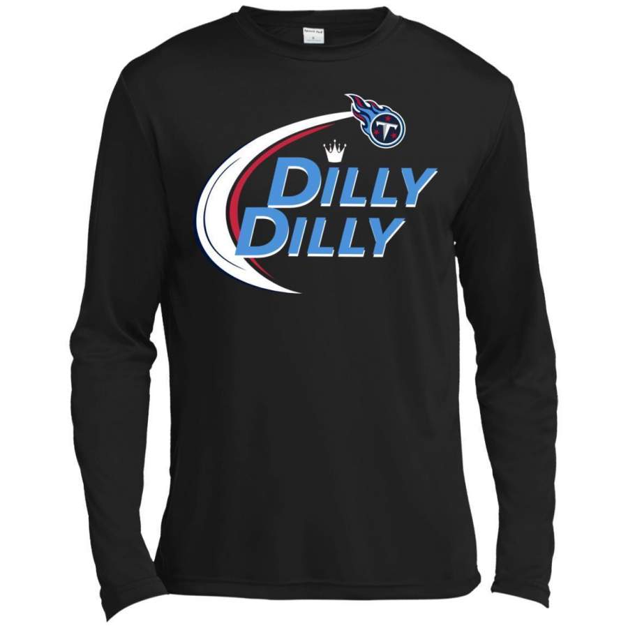 AGR Dilly Dilly Tennessee Titans Sport Premium Long Sleeve T-shirt