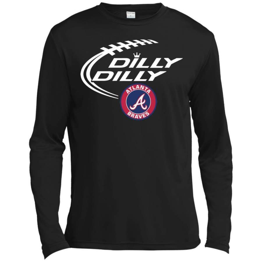 AGR Dily Dily Baseball Atlanta Braves Sport Premium Long Sleeve T-shirt