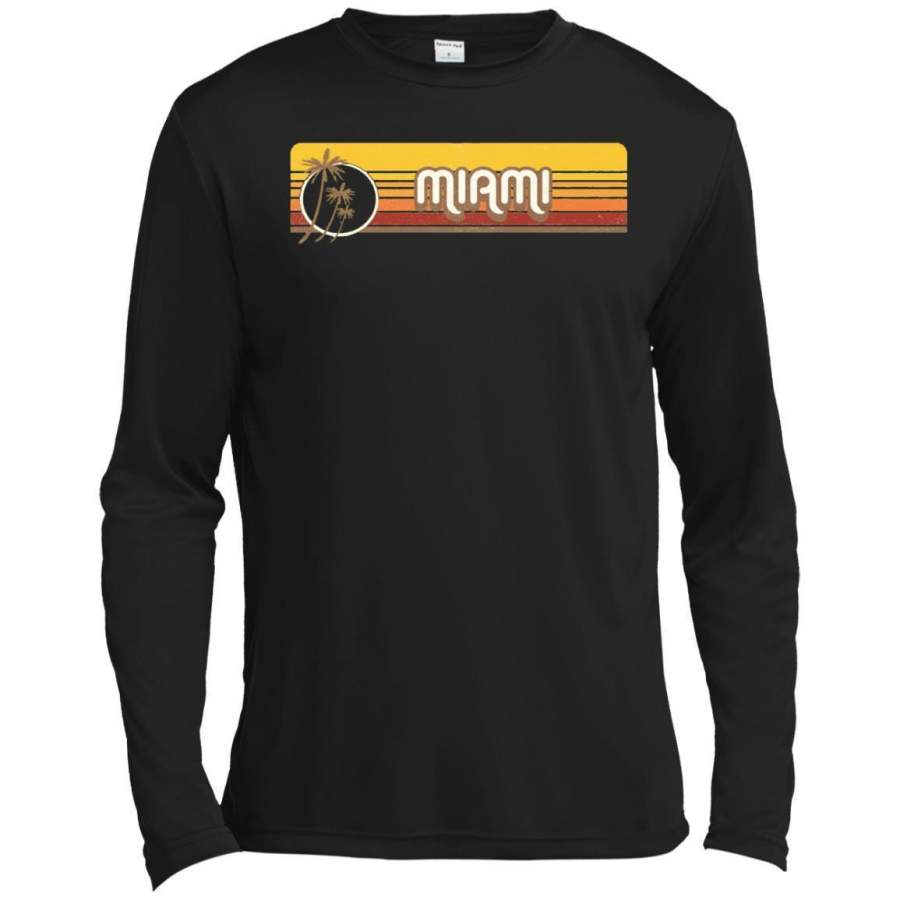 AGR Miami Retro Souvenir Vintage Premium Long Sleeve T-shirt