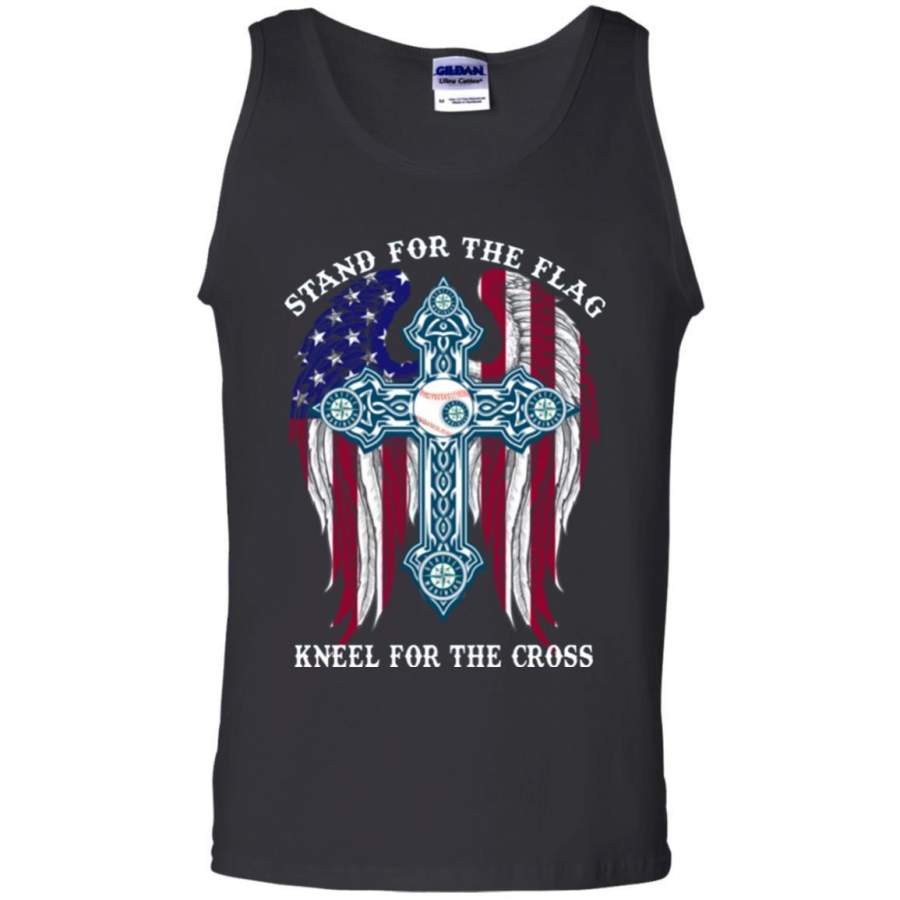 AGR Seattle Mariners Stand For The America Sport Flag Tank Top