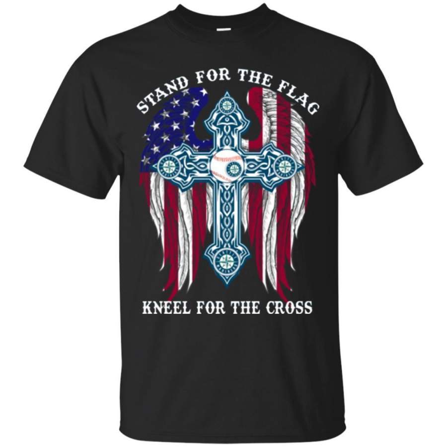 AGR Seattle Mariners Stand For The America Sport Flag Men’s T-shirt