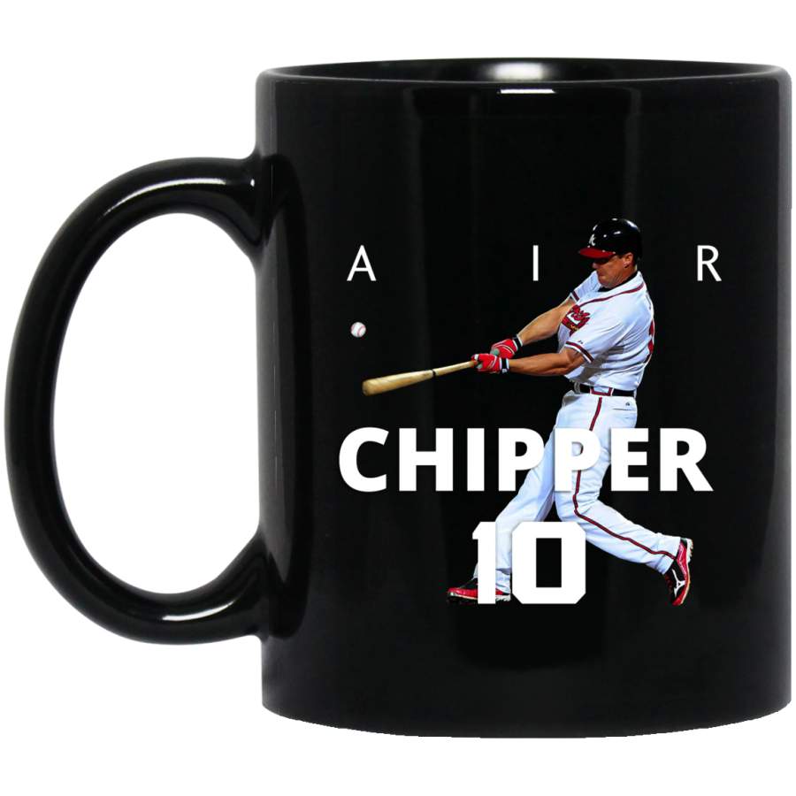 Atlanta Braves, Atlanta Chipper Jones Black Mug