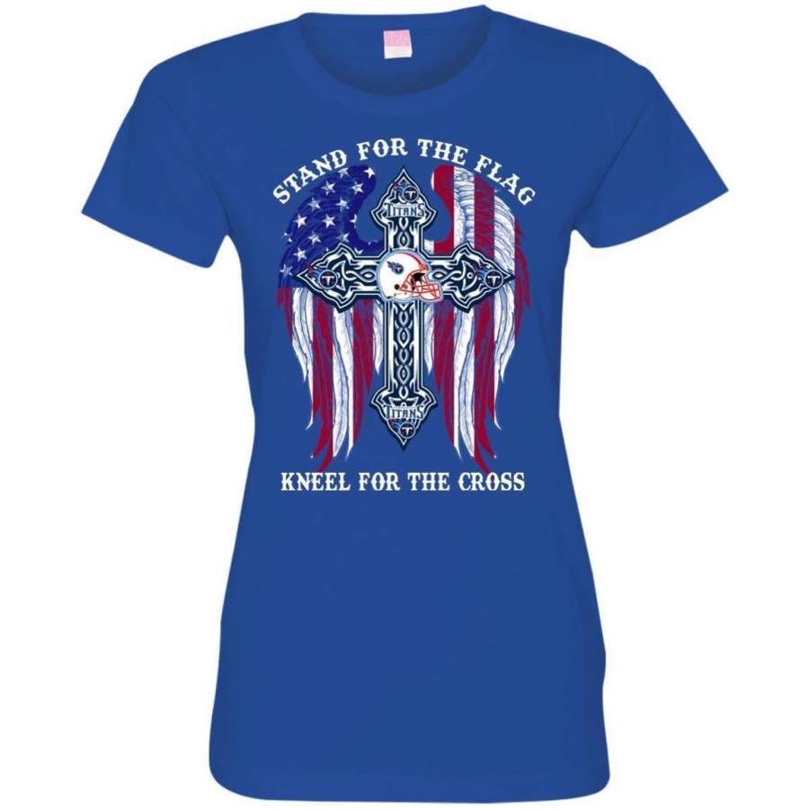 AGR Tennessee Titans Stand For The America Sport Flag Women’s T-shirt