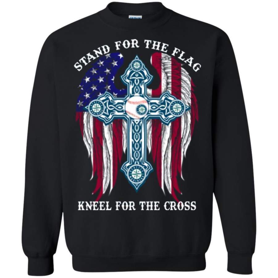 AGR Seattle Mariners Stand For The America Sport Flag Sweatshirt