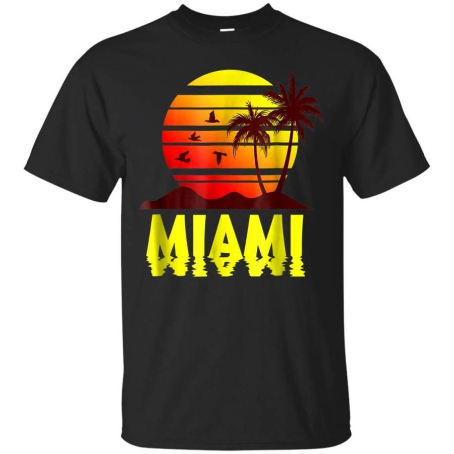 AGR Miami Beach Sunset Vacation Souvenir Shirt Jaq T-shirt