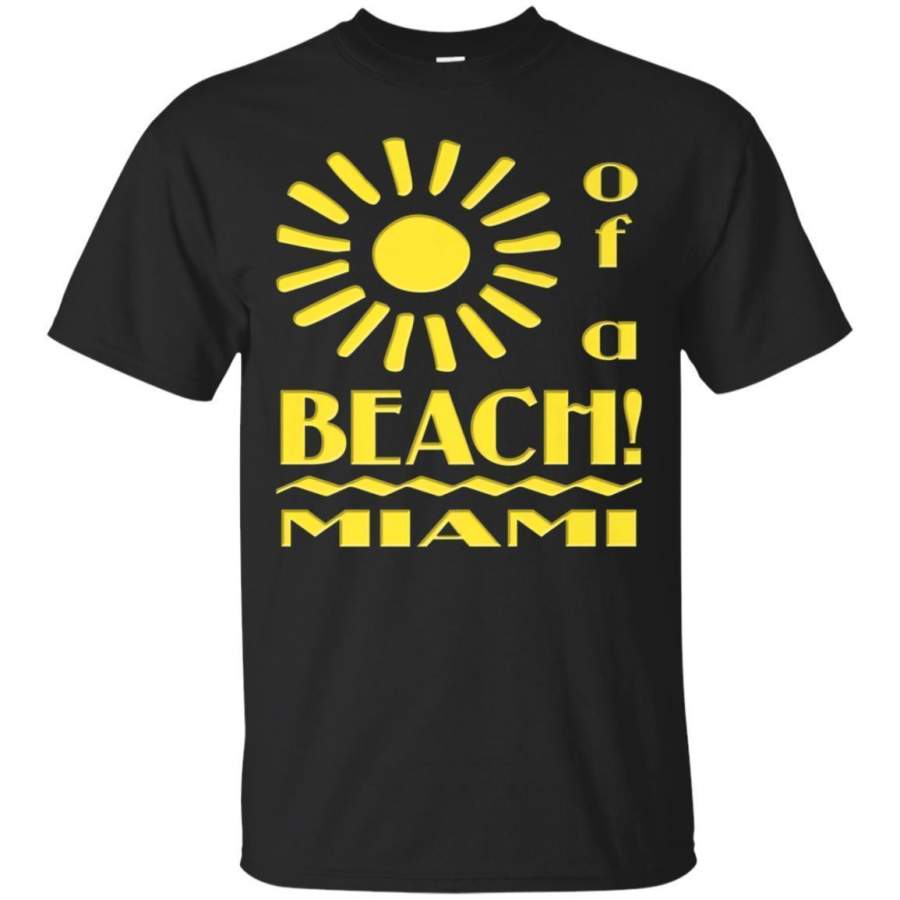 AGR Miami Souvenir Tshirt Florida Sun Beach Jaq T-shirt