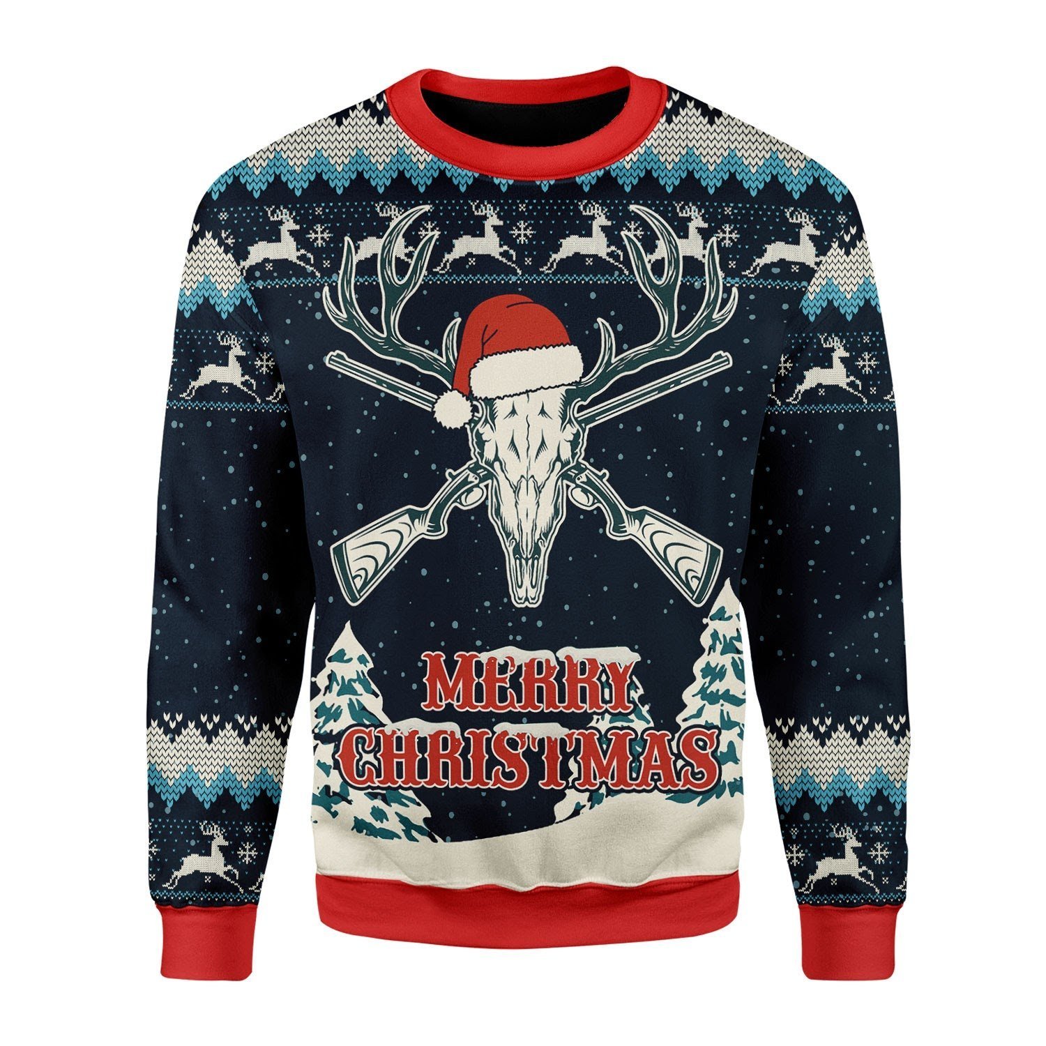 Deer Hunting Ugly Christmas Sweater | Unisex | Adult | Us3408