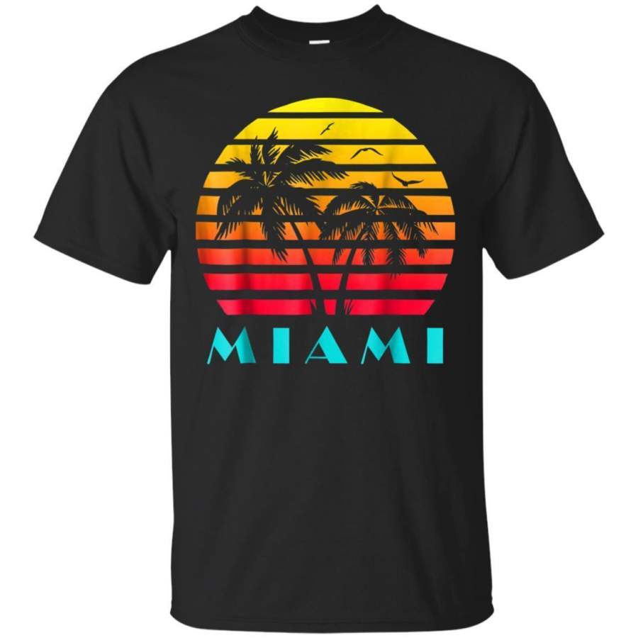 AGR Miami 80s Sunset Tshirt Jaq T-shirt