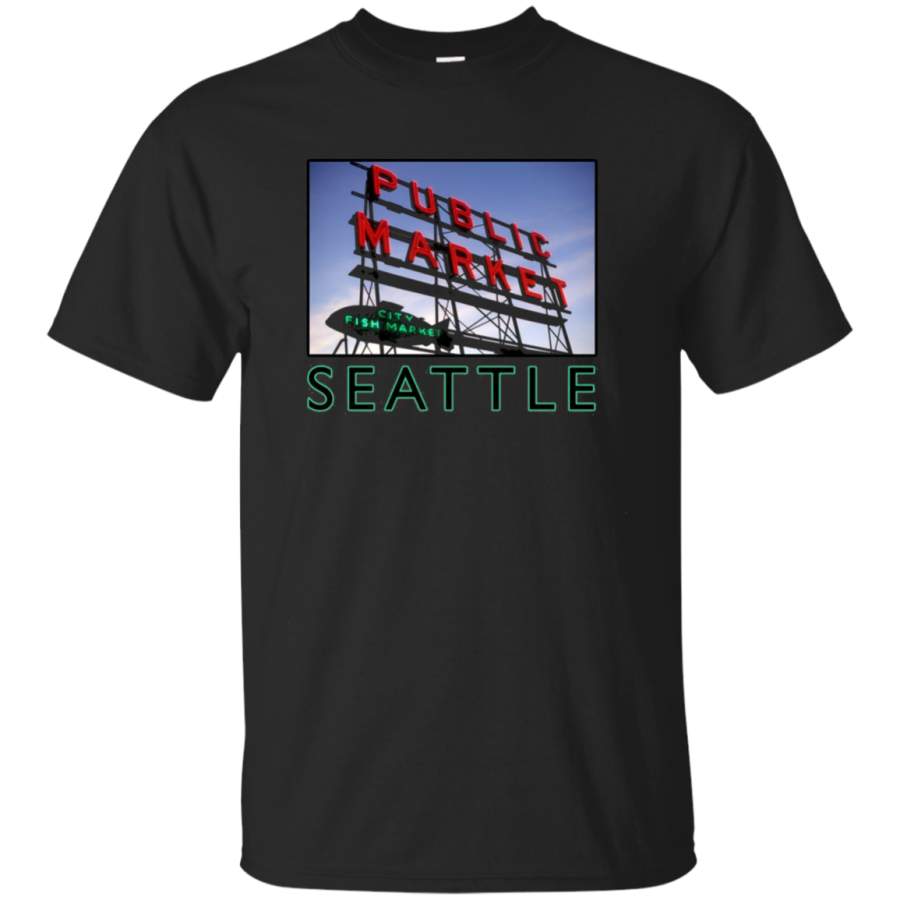 AGR Seattle Pike Place Street Market T-shirt