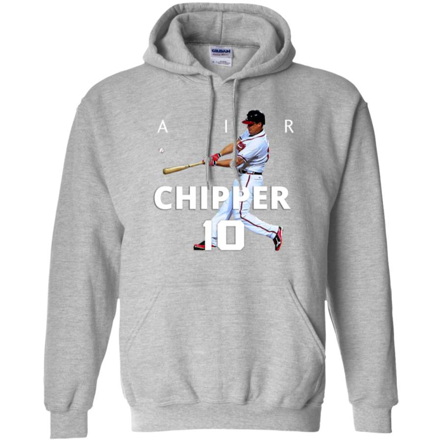 Atlanta Braves, Atlanta Chipper Jones Pullover Hoodie