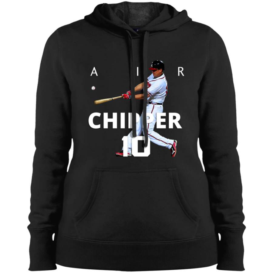 Atlanta Braves, Atlanta Chipper Jones Ladies’ Pullover Hoodie