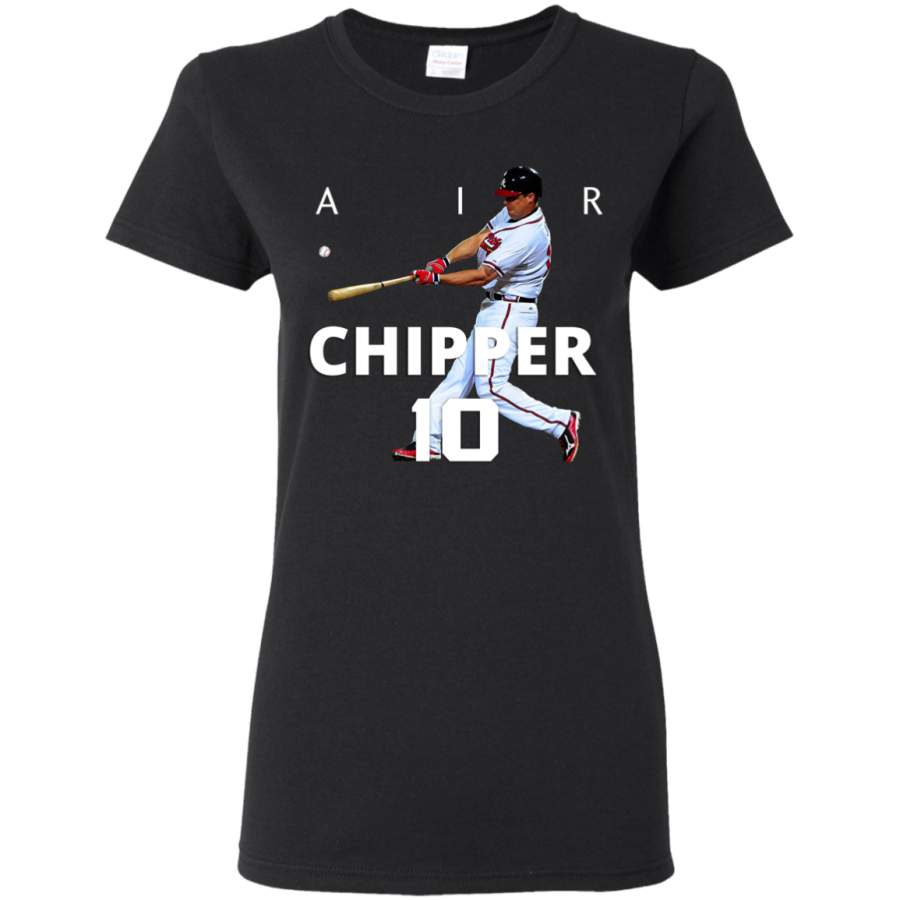 Atlanta Braves, Atlanta Chipper Jones Ladies’ T-Shirt