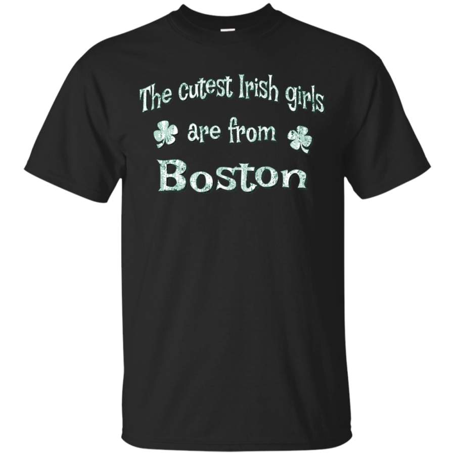 AGR Cutest Irish Girls Boston T-shirt & Shamrock Tee