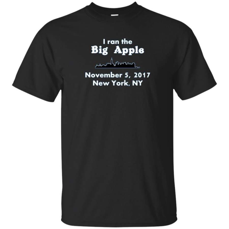 AGR I Ran The Big Apple Shirt Marathon Shirt New York Shirt