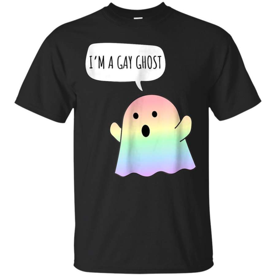 AGR Im A Gay Ghost Rainbow Color Tshirt For Men Women Or Other Jaq T-shirt