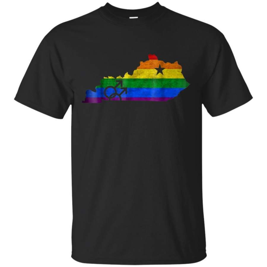 AGR Kentucky Pride Lgbt Tshirt Kentucky State Rainbow Jaq T-shirt