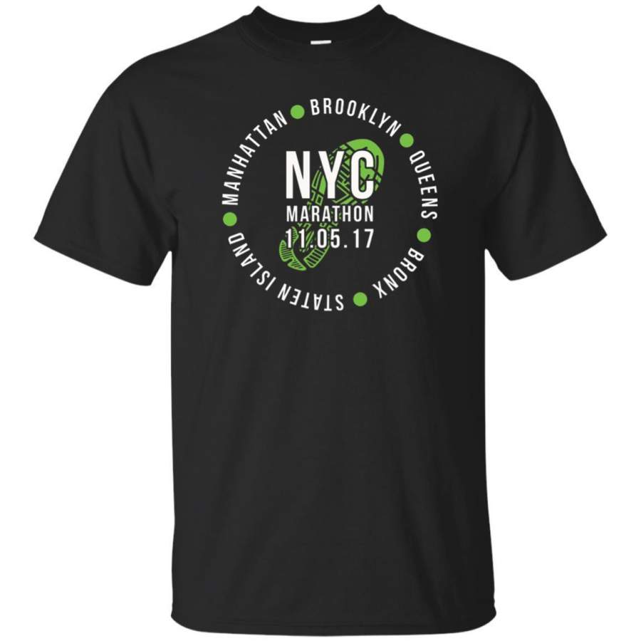 AGR Nyc New York City Marathon Finisher 2017 Tee Shirt – 2 Sided