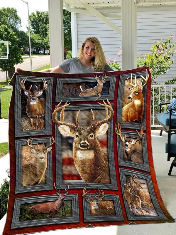 Deer Hunting Fleece Blanket | Bk3675