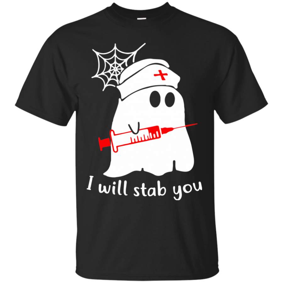 AGR Nurse ghost I will stab you shirt