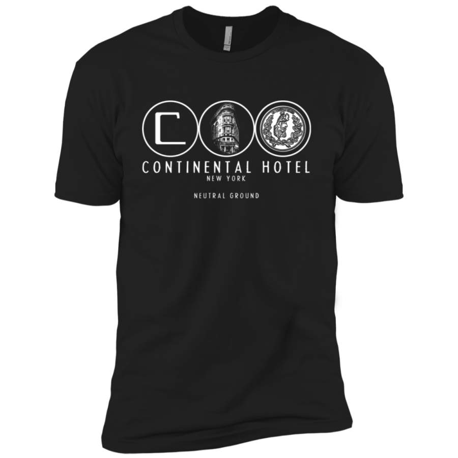 Continental hotel new york newtral ground John wick Premium T-Shirt