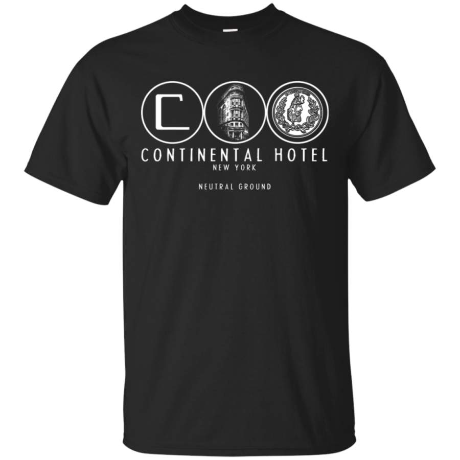 Continental hotel new york newtral ground John wick T-Shirt