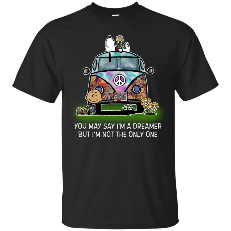 AGR Snoopy Charlie You May Say I’m A Dreamer But I’m Not The Only One Shirt