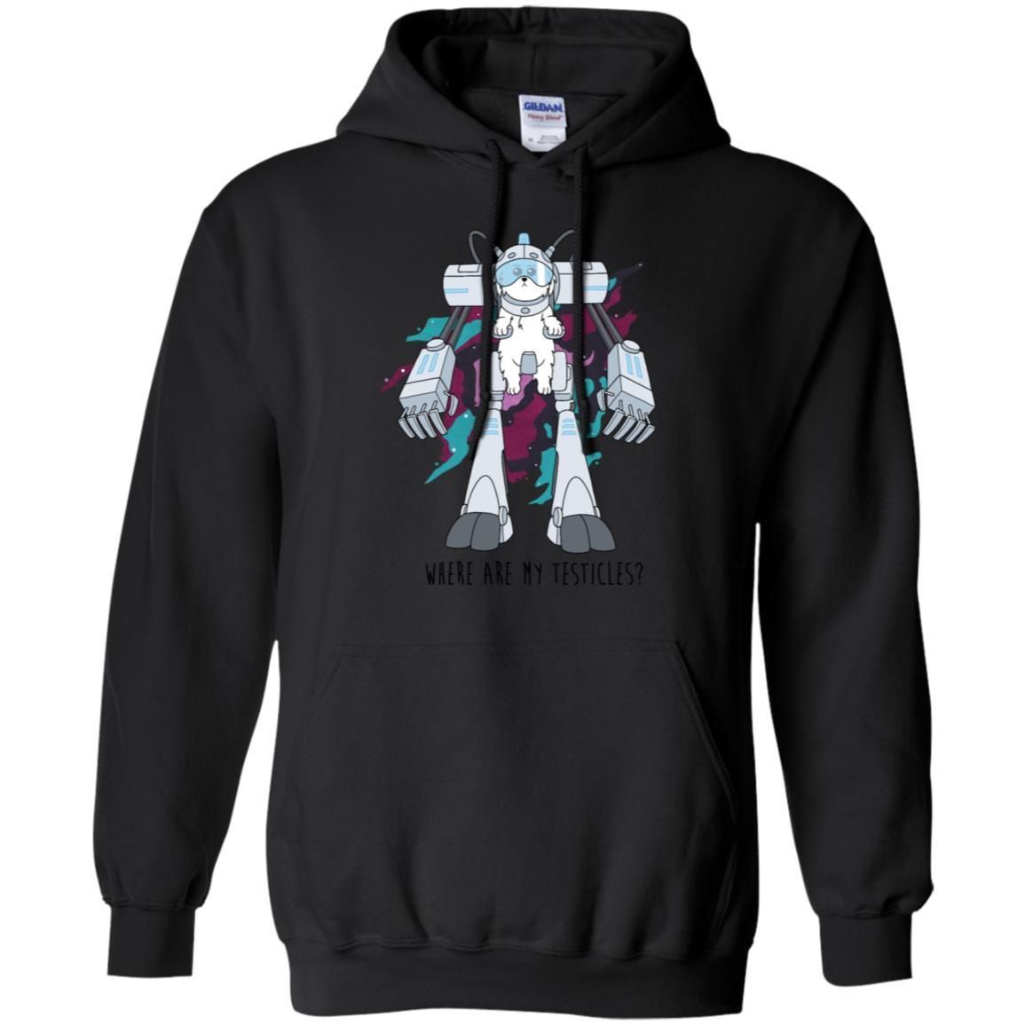 Rick And Morty Snuffles Funny Men Pullover Hoodie