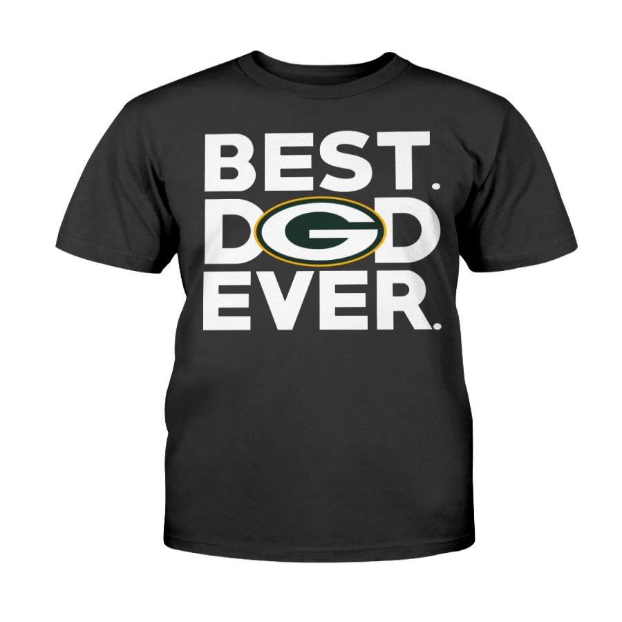 Amazing shirt Best Dad Ever Green Bay Packers Father’s Day Shirt T-Shirt