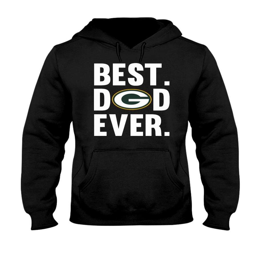 Best Dad Ever Green Bay Packers shirt Father Day Hoodie