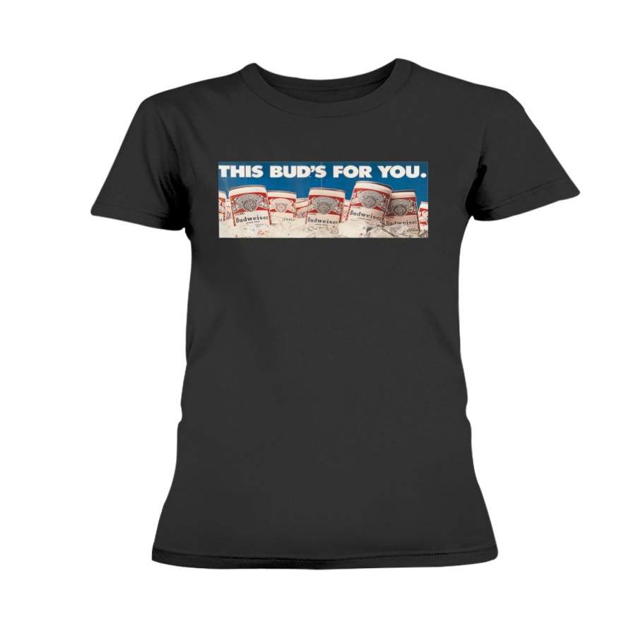 Budweiser Vintage ‘This Bud’s For You’ Ad T-Shirt