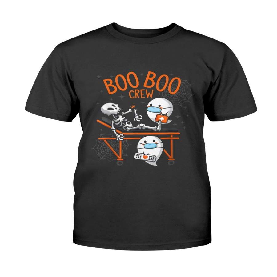 Boo Boo Crew Ghost Doctor Paramedic EMT Nurse Halloween T-Shirt