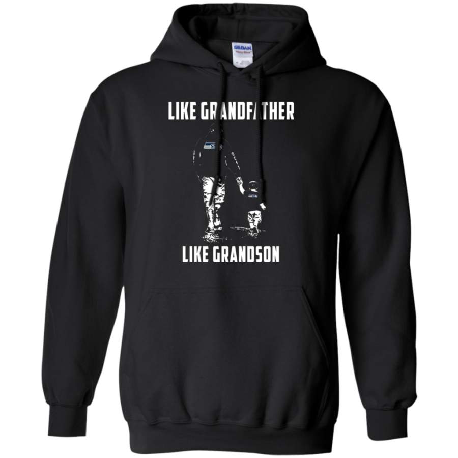 Awesome Seattle Seahawks Like GrandFather Like GrandSon t shirt Hoodie