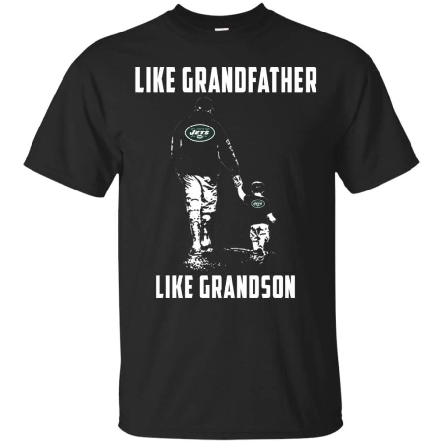 Amazing New York Jets Like GrandFather Like GrandSon t shirt Cotton t shirt