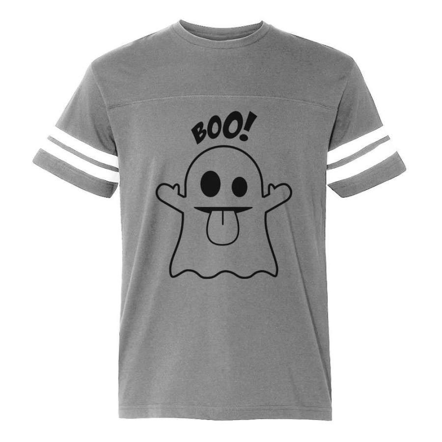 Boo Ghost Halloween Costume Football Jersey T-Shirt