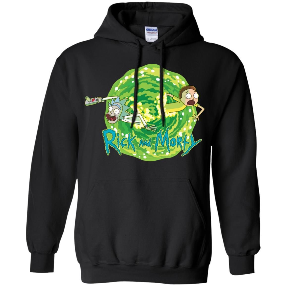 Rick And Morty Multidimensional Travel Men Pullover Hoodie