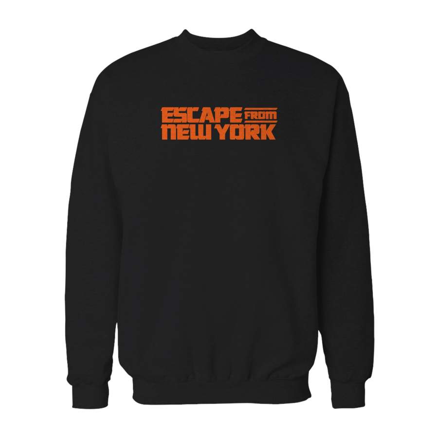 Escape From New York 1981 Classic Movie Cinema Typographic Science Fiction John Carpenter Sweatshirt